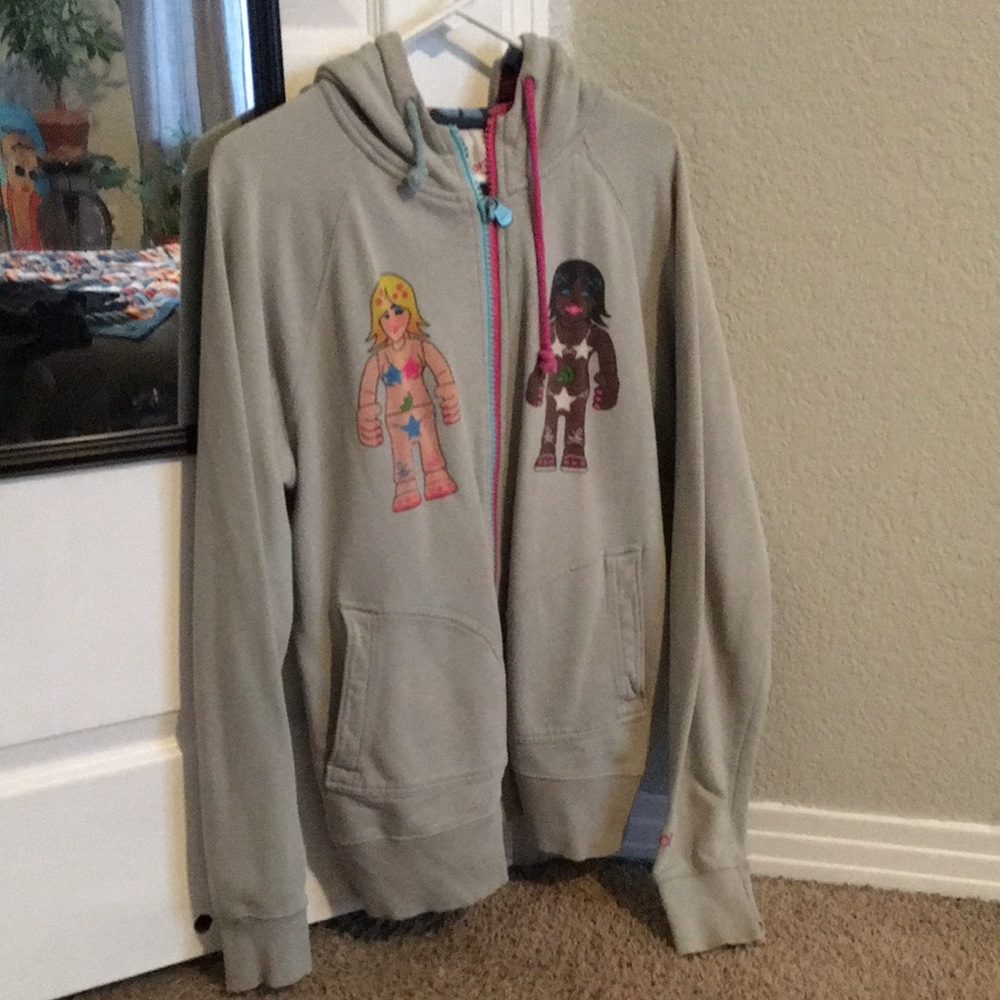 Kid robot hoodie.